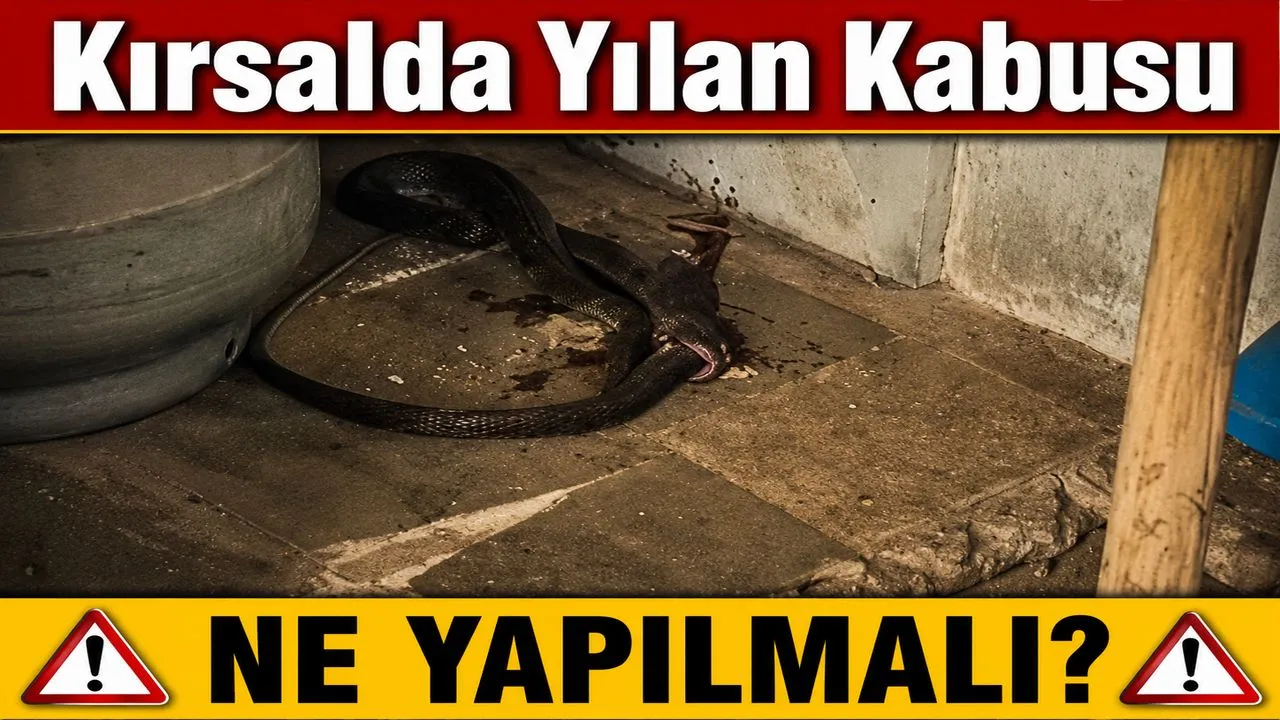 Kırsalda Yılan Alarmı